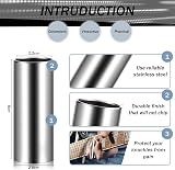 EBOOT Stainless Steel Guitar Slide Finger and Knuckle Slide 6 cm view 2