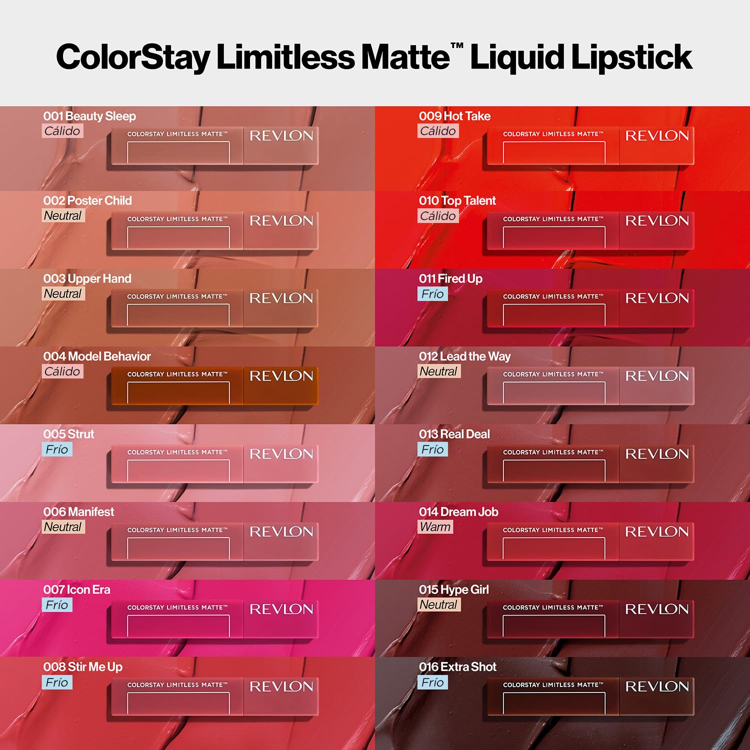REVLON ColorStay Limitless Matte Liquid Lipstick, Vegan Formula, No-Budge, Longwear Lip Color, Long Lasting, Lightweight/Comfortable, Waterproof, 005 Strut, 0.17 fl oz