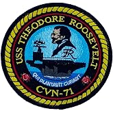USS Theodore Roosevelt CVN-71 Patch | With Hook and Loop