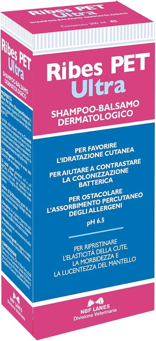 NBF Lanes Ribes Pet Ultra ShampooBalsamo Amazon.it Salute e cura