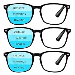 BONCAMOR Progressive Multifocus Reading Glasses Men