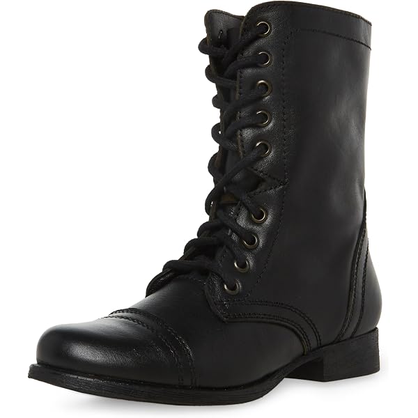 Amazon.com | Steve Madden Mens Troopah-C Combat Boots - Lace  display picture 3