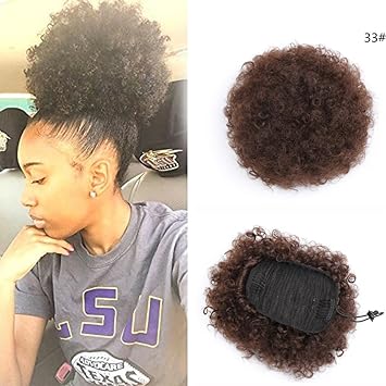 Amazon Com African American Afro Short Kinky Curly Wrap