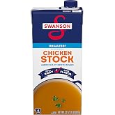 Swanson Unsalted Chicken Stock, 32 oz Carton