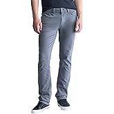 Buffalo David Bitton Mens Non-Denim Straight Leg Six French Terry Pants with Cotton Blend Stretch