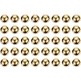 uxcell 40pcs Precision Solid Brass Bearing Balls 1/2" Industrial Brass Ball Spheres for Machinery, Automotive, and DIY