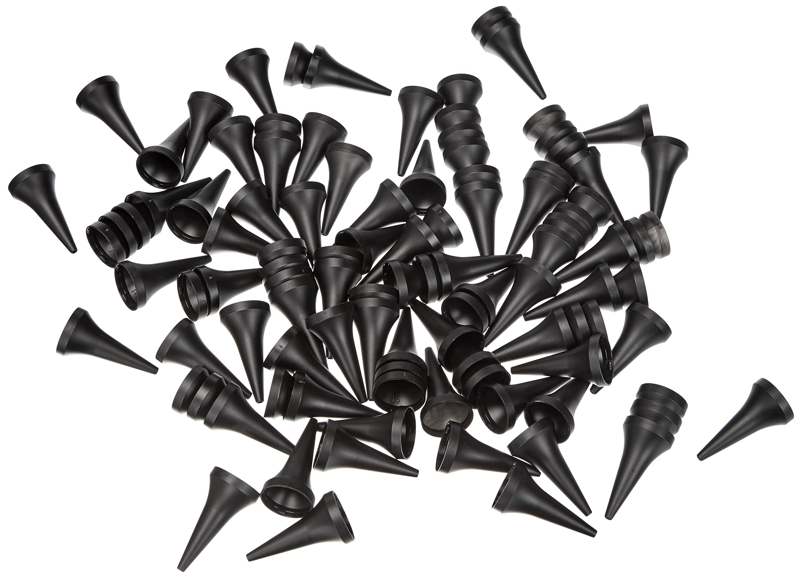 Riester RI-10801-532 Ear Specula for Ri-Scope L3 Otoscope, Disposable, 2 mm Size, Black (Pack of 100)