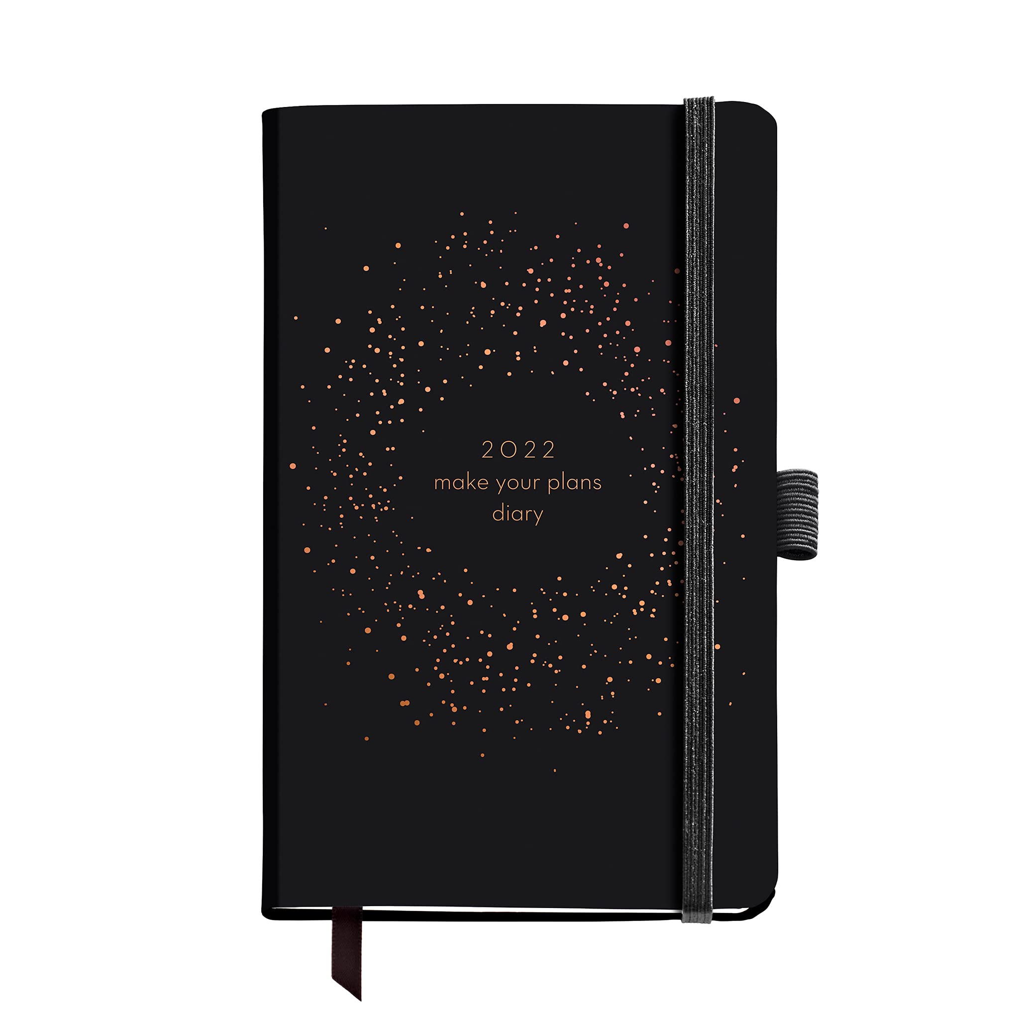 Miquelrius - 2022 Year Planner Graphic - Day Page - Passport Format 90 x 140 mm (approx. A6) - Bound - Milky Way - Spanish
