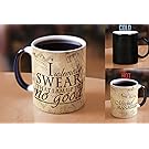 Morphing Mugs Harry Potter Hogwarts Magical Marauder's Map Heat Reveal Ceramic Coffee Mug - 11 Ounce (Parchment Paper Reveal)