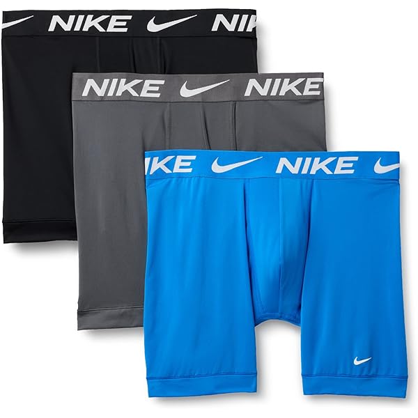 Amazon.com: Nike Men's 3-Pack Dri-Fit Essential Micro Boxer Briefs