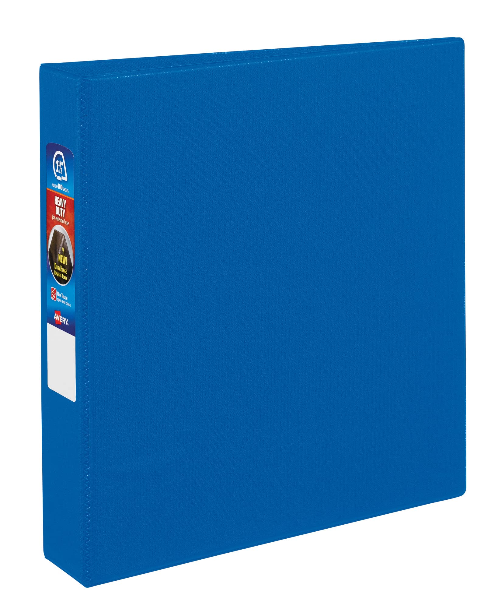 Avery Heavy-Duty Binder with 1.5-Inch One Touch EZD Ring, Blue (79885)