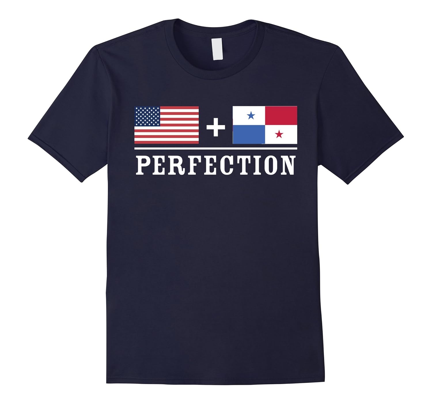 American + Panamanian = Perfection Flag T-Shirt-Rose