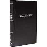 KJV, Pew Bible, Large Print, Hardcover, Black, Red Letter, Comfort Print: Holy Bible, King James Version