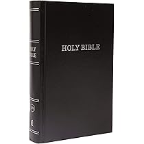 KJV, Pew Bible, Hardcover, Black, Red Letter, Comfort Print: Holy ...
