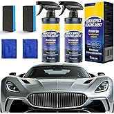 2 Pack Quick Effect Coating Agent for Car - 2026 Upgrade Car Coating Spray, Scratch Repair, Oil Film Removal,Helps Refresh Exterior Gloss & Reduce Surface Buildup (Blue) (Blue)