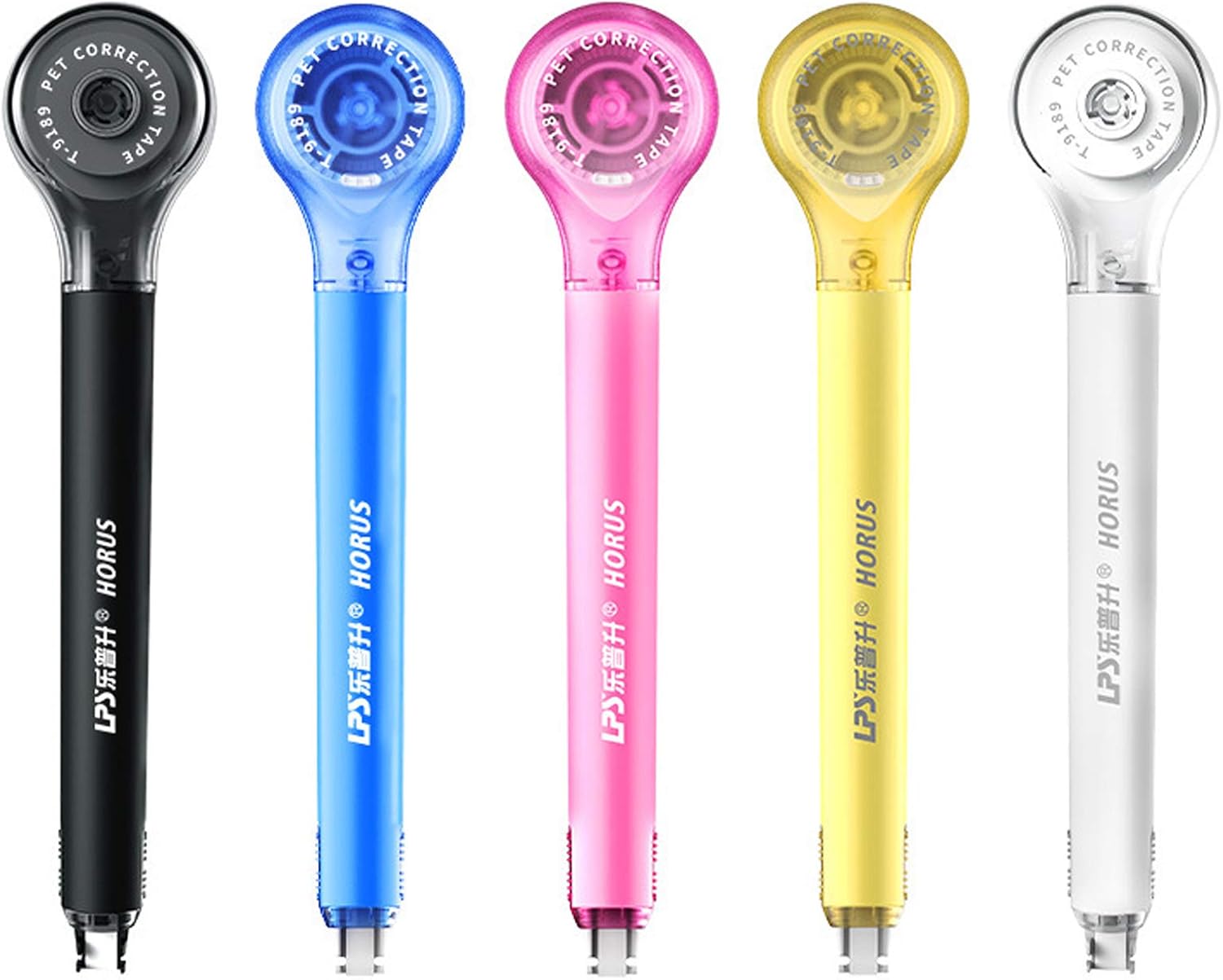 5pcs Correction Tape Pen, White, 1/5" x 236", Push-pull Protectiv : Office Products