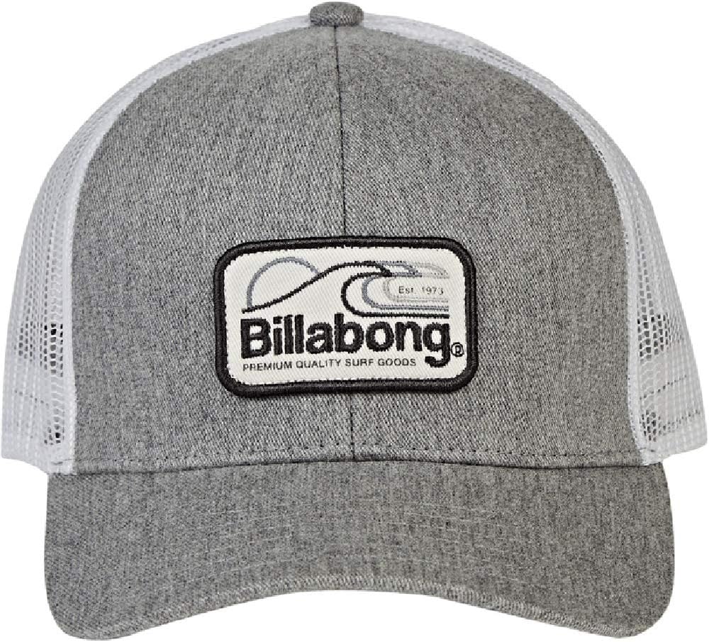 Billabong Boys' Classic Logo Adjustable Mesh Back Walled Trucker Hat