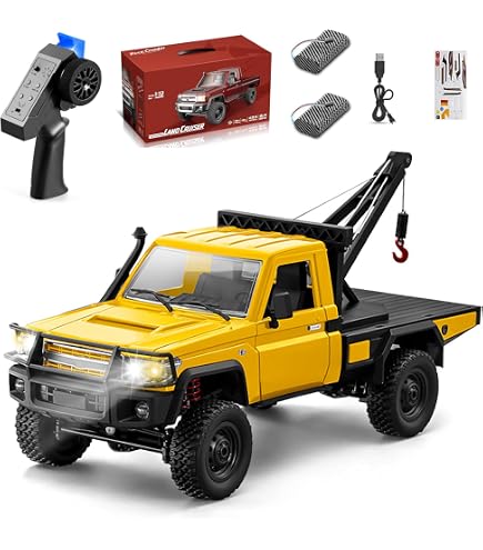 Amazon.com: SVERTIBO 1/12 RC Crane Truck, MN-82T LC79 RTR RC