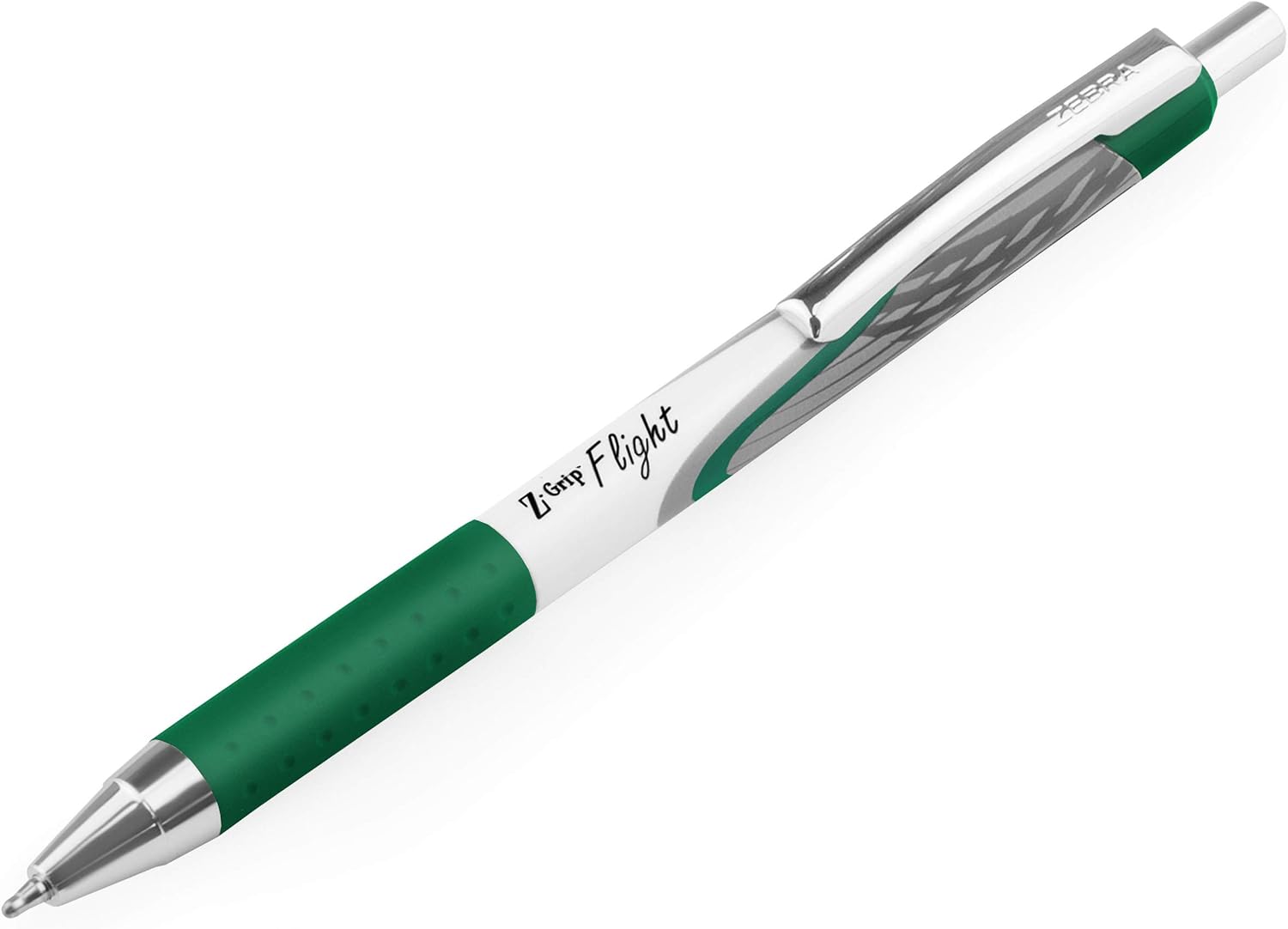 Zebra Classic Z-Grip Flight Ballpoint Pens - 1.2mm - Green - Pack of 3, 1 count (Pack of 3) - Image 3