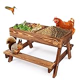 Chicken Table No Waste, Chicken Picnic Feeder