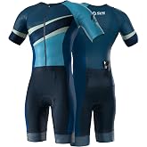SLS3 Triathlon Suits Mens - Elite Aero Sleeved Trisuit for Swim Bike Run | Full Zip Tri Suit Men with Rapid-Dry Performance Fabric, Low-Profile Italian Chamois, Aero Sleeves, Internal &amp; Rear Pockets