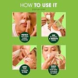 Nad’s Facial Wax Strips for Women 20 Strips + 4 Calming Wipes Hypoallergenic view 4
