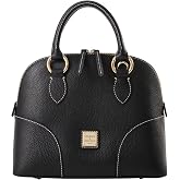 Dooney &amp; Bourke Handbags for Women, Leather Domed Satchel Handbag Strap