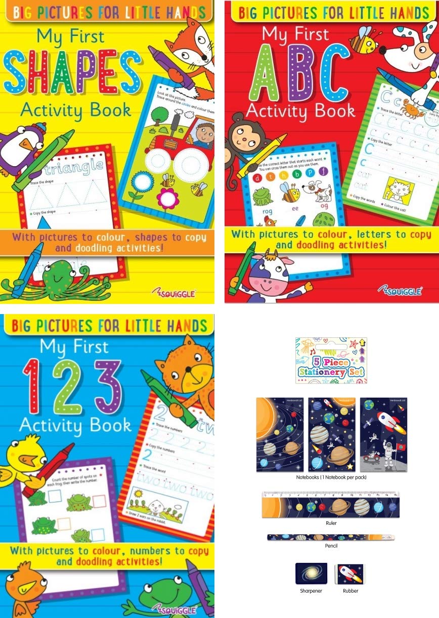 Early Years Home Learning Books with Stationery Set (Space)