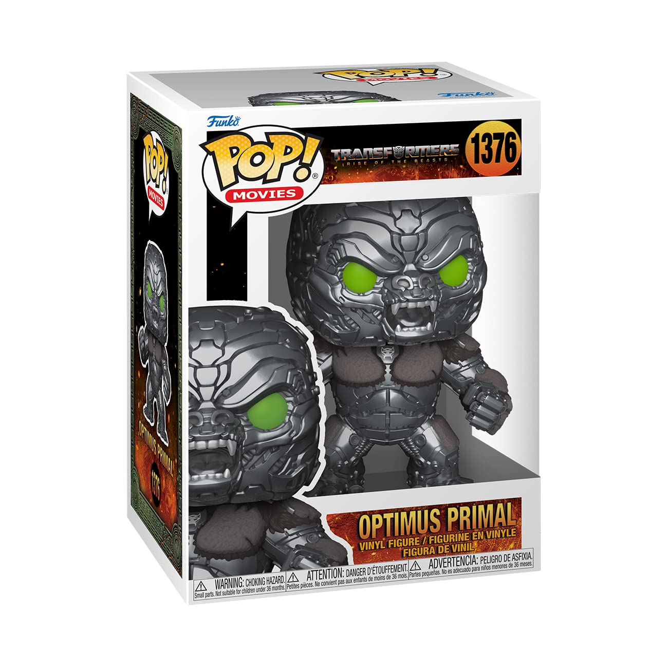 Funko POP! Movies: Transformers: Rise Of the Beasts - Optimus Primal - Collectable Vinyl Figure - Gift Idea - Official Merchandise - Toys for Kids & Adults - Movies Fans - Model Figure for Collectors