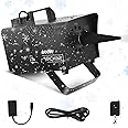 Baquler Christmas Snow Machine High Output Snow Making Machine with Remote Artificial Theatrical Snow Machine for Outdoors Indoor Stage Wedding Holidays Parties Fiestas, Black (600, Watts)