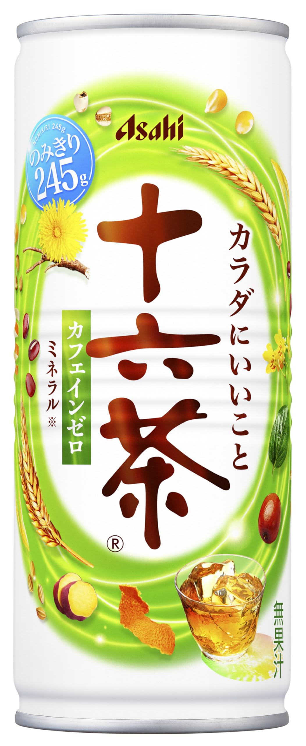 アサヒ飲料 十六茶 缶 245g×30本 [お茶] [ノンカフェイン]商品画像