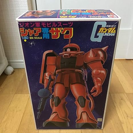 Amazon 機動戦士ガンダム ガンプラ 当時物 旧キット1 60 ジオン軍モビルスーツ シャア専用ザク プラモデル 通販