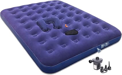 Amazon Com Gift Queen Air Mattress With Electric Pump Portable