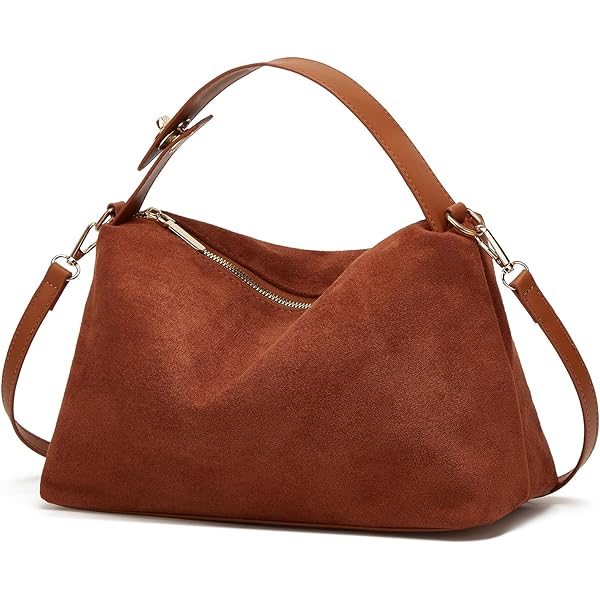 バッグ velour shoulder bag with long stole Amazon.com: 2025 Trendy Faux Suede Pillow Bag Retro Shoulder