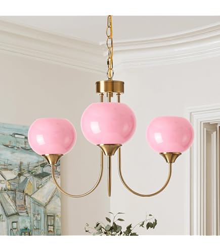 Ceiling Lamp Pink Bubble Pendants DWEIHDV Mid Century Modern