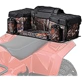 VEVOR ATV Rear Storage Bag, 68L ATV Rear Cargo Bag with Sponge Seat Cushion & Bottle Holder, 600D Oxford Cloth Storage Rear R
