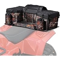 VEVOR ATV Rear Storage Bag, 68L ATV Rear Cargo Bag with Sponge Seat Cushion & Bottle Holder, 600D Oxford Cloth Storage Rear R
