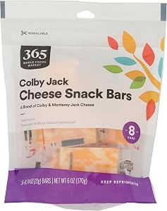 365 by Whole Foods Market Mild COLBY Cheese Bar Snack, 6 OZ
