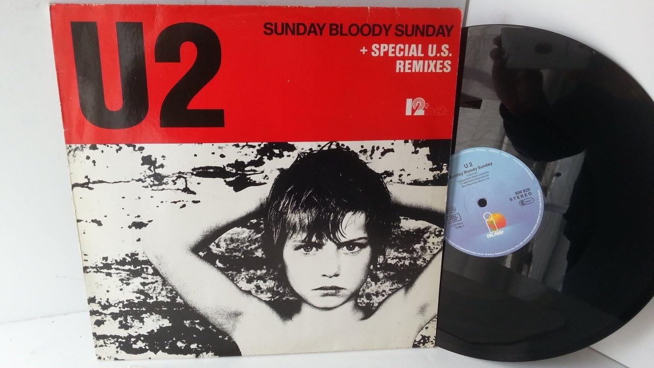 U2 sunday bloody sunday, 12 inch single, 600 820 - Amazon.co.uk