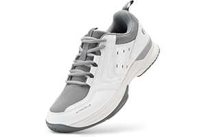 FitVille Tennis Shoes for Men Pickleball Shoes Sneakers | Court Racquetball Athletic Shoes for Racquet Sport | Wide Toe Box & Arch Support