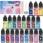 OSBANG Oil-Based Candle Dye Non-Toxic Non-Irritating for DIY Making Supplies - Vibrant Concentrated Coloring for Soy Wax Dyes, Beeswax, Gel Wax, Candle Making Kit