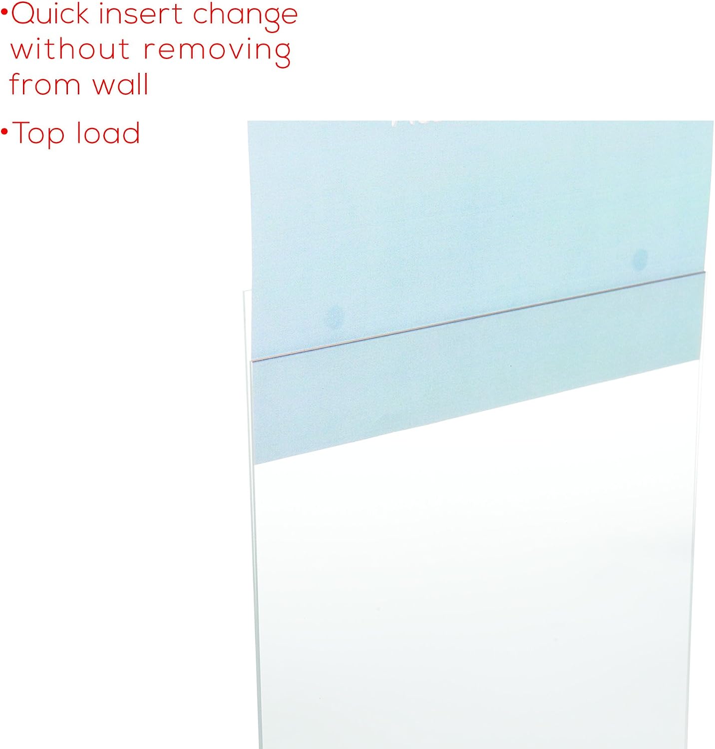Deflecto A3 Wall Sign Holder, Stylish Document Display, Wall Mounted Poster & Advertising Board - Image 5
