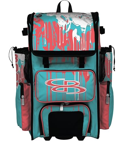 Amazon.com : Boombah Rolling Superpack Baseball/Softball Gear Bag