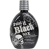 Millennium Tanning Paint It Black 50x Dark Tanning Bed Lotion, 13 fl. oz.
