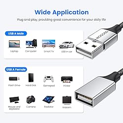 MOGOOD USB Splitter Cable USB y Splitter Adapter