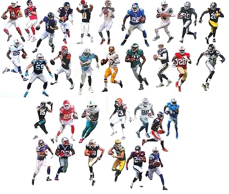 Fathead Complete Set 32 Nfl Teams Mini Official Nfl Vinyl Wall Graphics 7