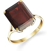 Galaxy Gold GG 14k Yellow Gold Ring with Natural Octagon-shaped Garnet