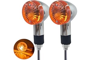 VRWEARE 2pcs Motorcycle Turn Signals Front Rear Turn Signal Blinker Light Compatible with Yamaha Motorcycle Bike Cruiser Bobber Chopper Shadow Honda Harley Suzuki