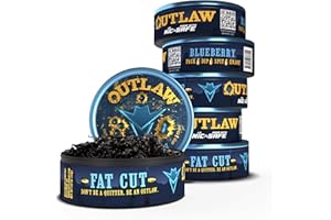 OUTLAW DIP COMPANY Outlaw Backwoods Blueberry NiC-Safe™ Fat Cut - 6 Pack - Tobacco & Nicotine Free Chew