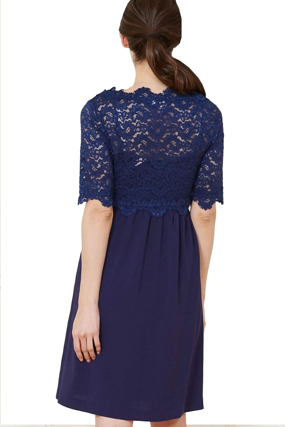 Sweet Mommy Maternity and Nursing Lace Formal Baby Shower Dress at  Women’s Clothing store